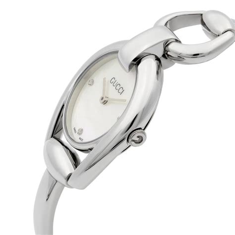 Gucci Ya139506 Watch White Round Quartz 28mm Vintage 